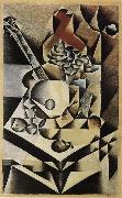Juan Gris Flower and Guitar oil painting on canvas